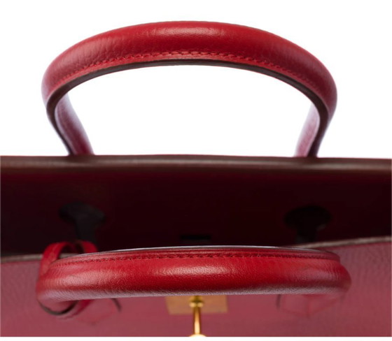Image 1 of Sac HERMES Birkin 35 en Cuir Rouge - 103417