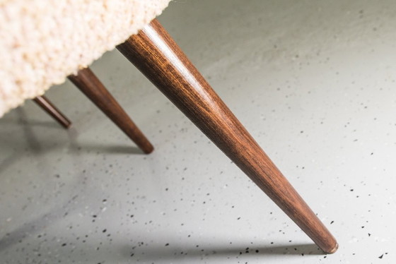 Image 1 of Roze vintage schelpfauteuils van LFM, Polen, jaren 70, set van 2