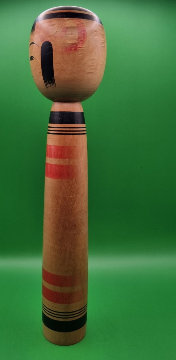 Grande Kokeshi Tsuchiyu vintage par Abe Ichiro. – Objets déco, Wood (photo 4 of 6)