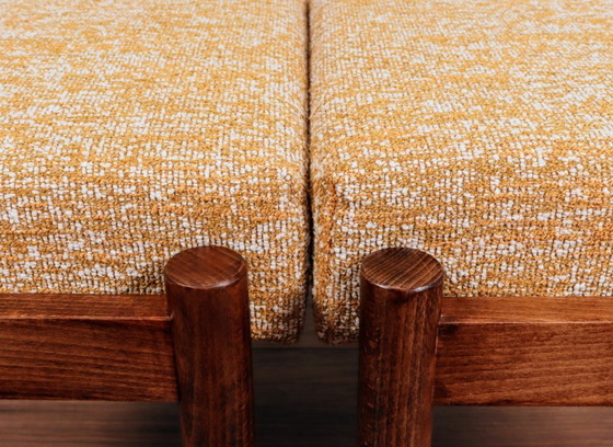 Image 1 of Coppia di sgabelli per bambini in mix di granola giallo bianco