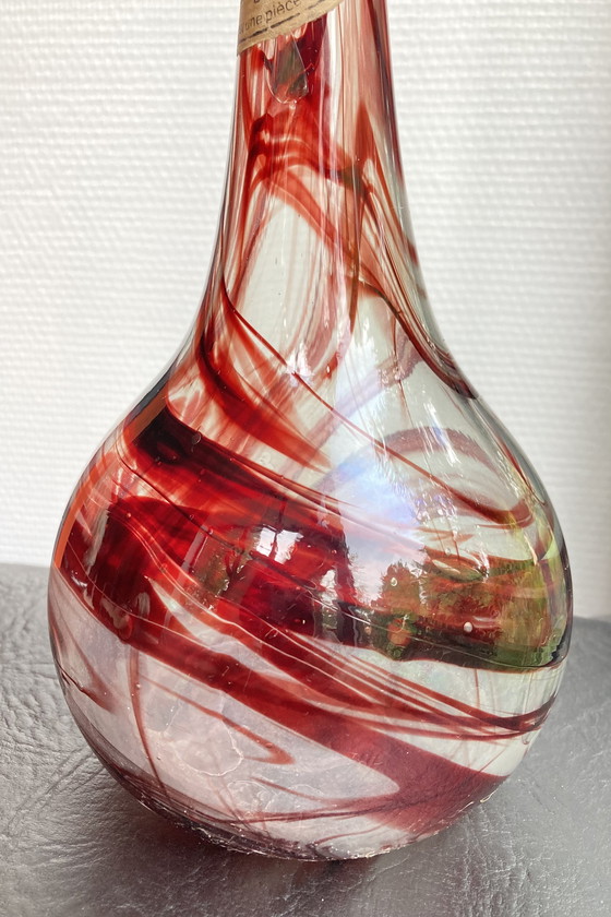 Image 1 of Elegante vaso di vetro vintage