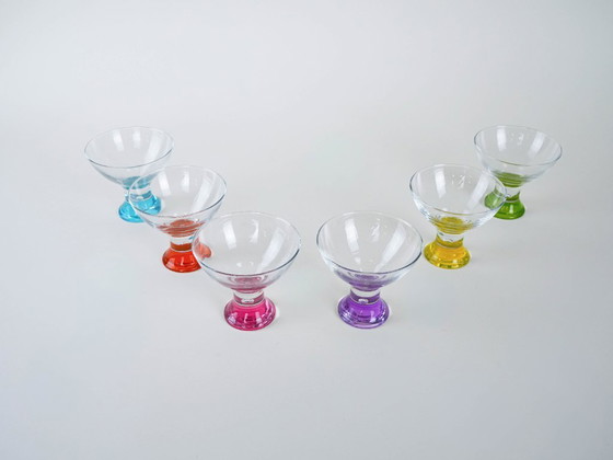 Image 1 of Set di ciotole da dessert, design italiano, anni '80, produzione: Italia