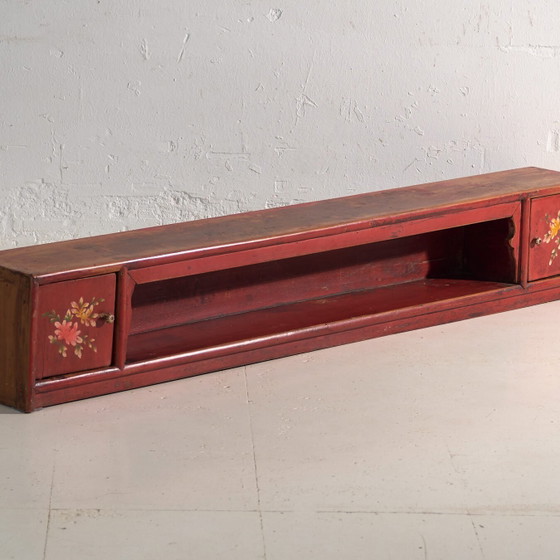 Antiker niedriger Schrank aus Ulmenholz – China, um 1900 – Sideboard, Gold, Iron, Rustic (photo 4 of 40)