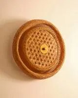 Appliques murales en rotin – Wicker, Rattan, Vintage (photo 4 of 7)