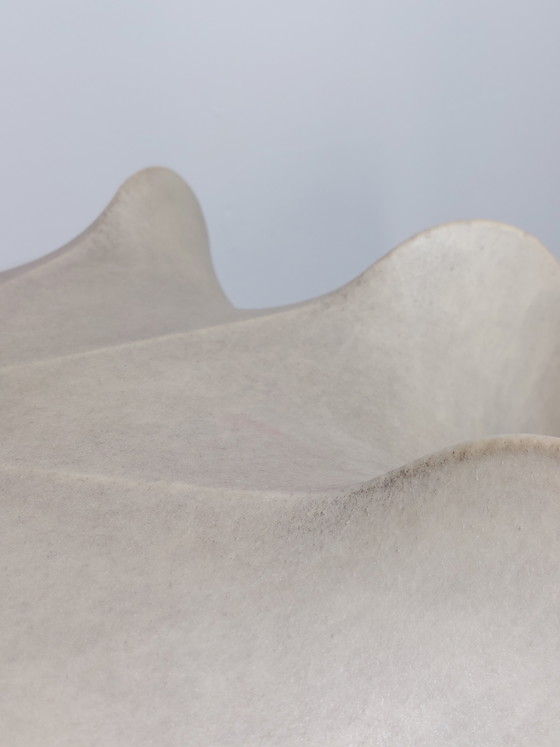 Image 1 of Very large vintage Cocoon pendant lamp by Friedel Wauer for Goldkant