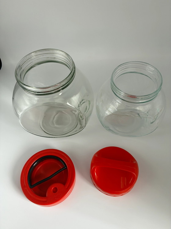 Barattoli CAM Saglier vintage anni '70 - Set di 2 – Accessori da cucina (photo 5 of 9)