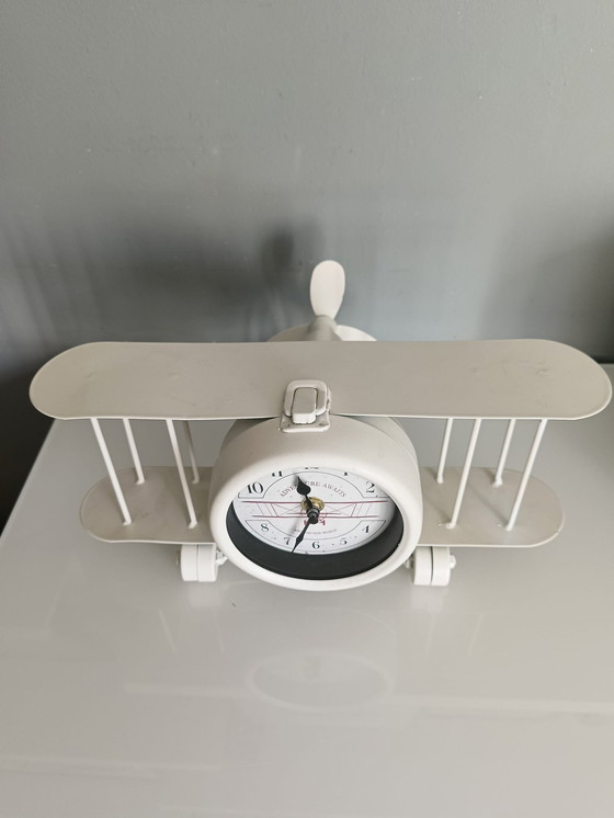 Image 1 of Vintage double-decker clock.