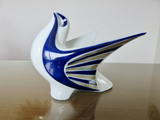 Céramique "sargadelos" Paloma, colombe, Espagne, années 70 80