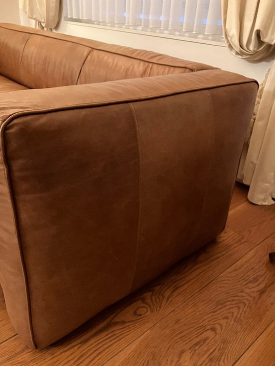 Image 1 of Flamant 3-Sitzer in hochwertigem cognacfarbenem Leder