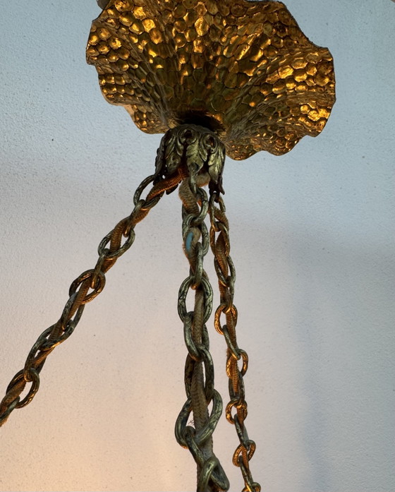 Lampadario Pâte De Verre Schneider Art Déco – Glass (photo 3 of 15)