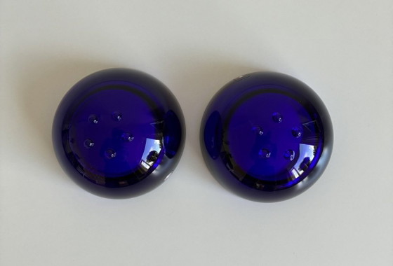 Iittala Ballo Azul Oscuro, Juego de 2 Piezas – Portavelas, Glass (photo 6 of 6)