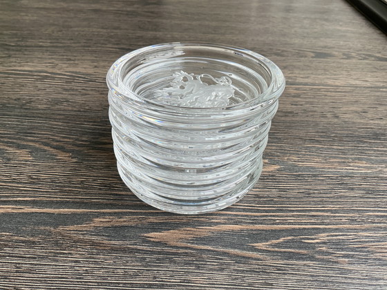 Image 1 of 6 posavasos de cristal Val-Saint-Lambert