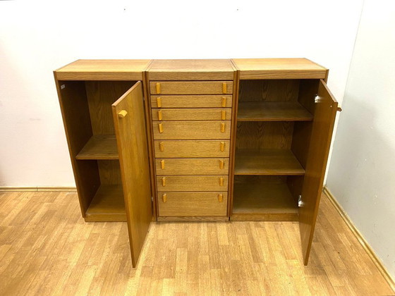 Image 1 of Vintage Cabinets with Drawers, Czech Design, 1980s