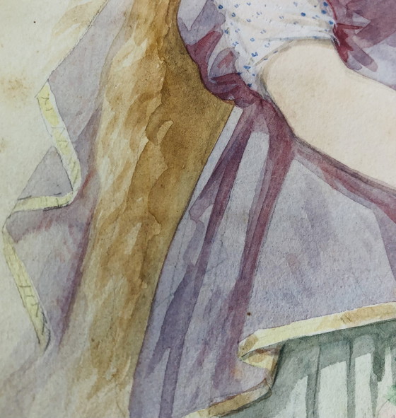 Image 1 of Ritratto ad acquerello di Auguste Galimard (1813-1880)