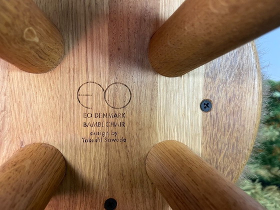 Iconica Sedia Bambi di Takeshi Sawada per EO. Danimarca, anni 2010. Rif.: CH2011 – EO Danmark, Sgabelli, Wood (photo 8 of 11)