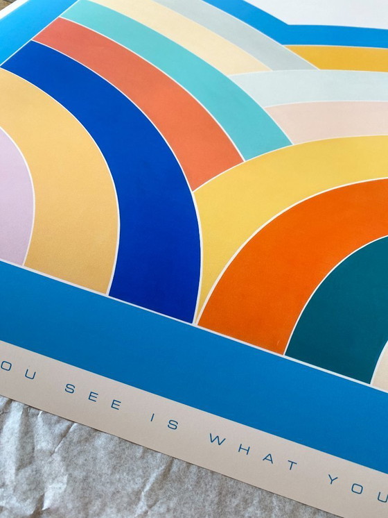 Image 1 of What you see is what you see - Frank Stella poster 50 × 70 cm