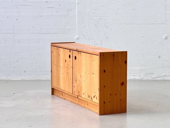 Buffet vintage en pin, années 1970 – Buffet bas, Wood (photo 9 of 15)