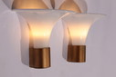 Mandarin Wall Lamp by Michael Bang for Holmegaard, 1980s