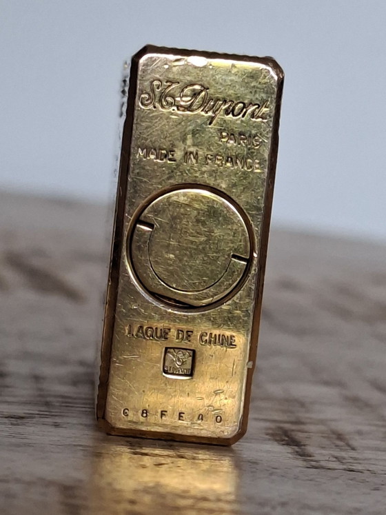 S.T. Dupont Ligne 1 – Working! + Full Gas Cartridge – Decorative Objects, Gold, Metal (photo 3 of 8)