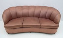 Gio Ponti Mid-Century Modern Rare Italian Curved Sofa "Casa e Giardino" 1936