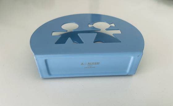 Image 1 of Porte-serviettes bleu Girotondo Alessi