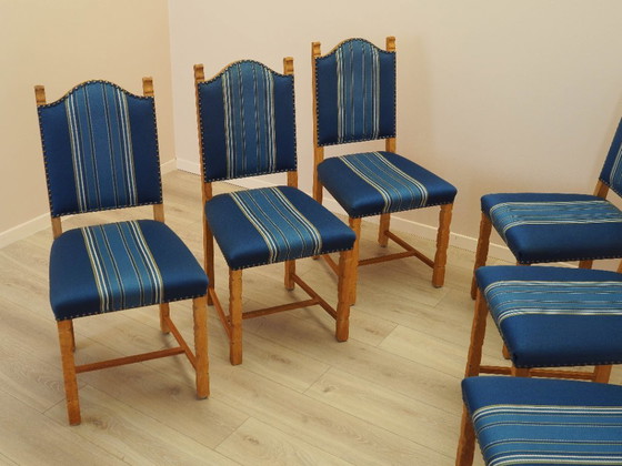 Image 1 of Set di sei sedie in rovere, design danese, anni '60, designer: Henning Kjærnulf