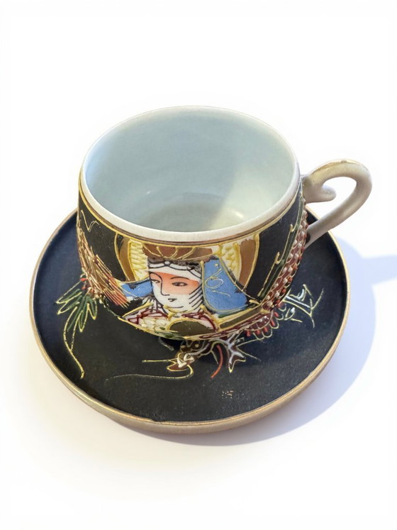 Image 1 of Servizio da sei tè e caffè Kutani - Giappone