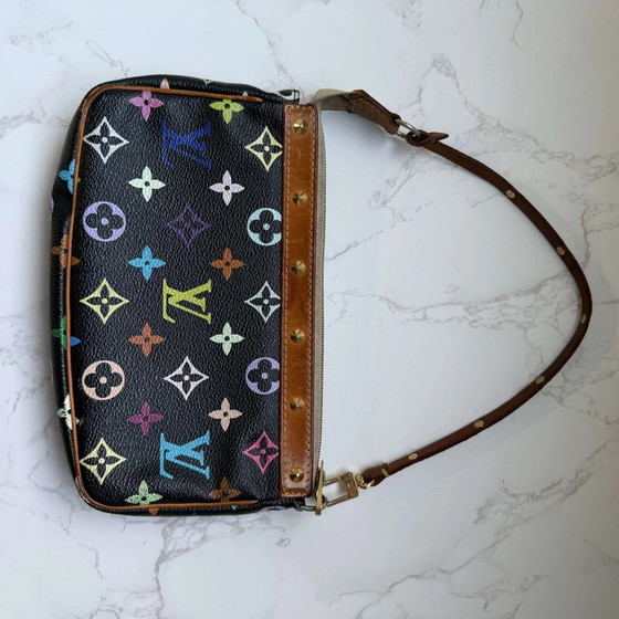 Louis Vuitton Monogram Multicolor Pochette Accessoires – Clutches, Lienzo, Ante, Vintage (photo 22 of 22)