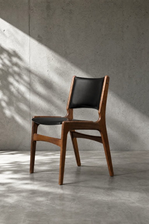 Vintage Mid-Century Modern Danish Teak Model 89 Armchair by Erik Buch for Anderstrup Furniture Factory, 1950s