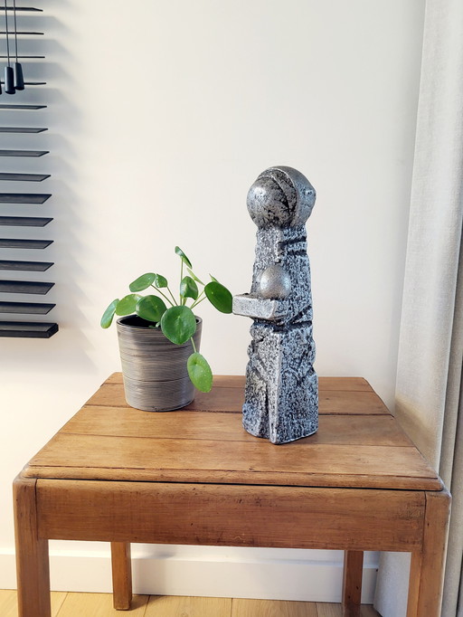 Sculpture massive "Mother" de Willy Ceysens, artiste plasticien, années 1960