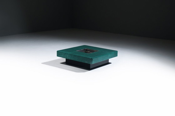 Image 1 of  Signed Willy Rizzo vintage ‘TR’ Coffee Table, Studio Willy Rizzo, Italy, 1970s