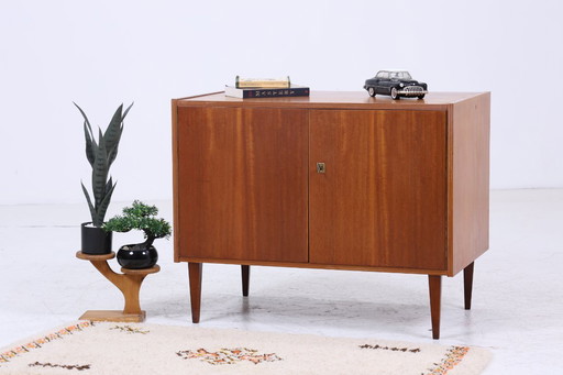 Beautiful vintage teak chest of drawers 60s | Mid - Century cabinet | Retro wood storage #06-60