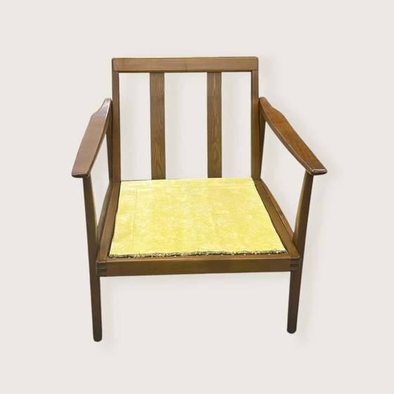 Fauteuil Lounge Vintage / Chaise Cocktail – Années 1960 – Style Scandinave – Bois Massif – Housse Amovible (photo 17 of 17)