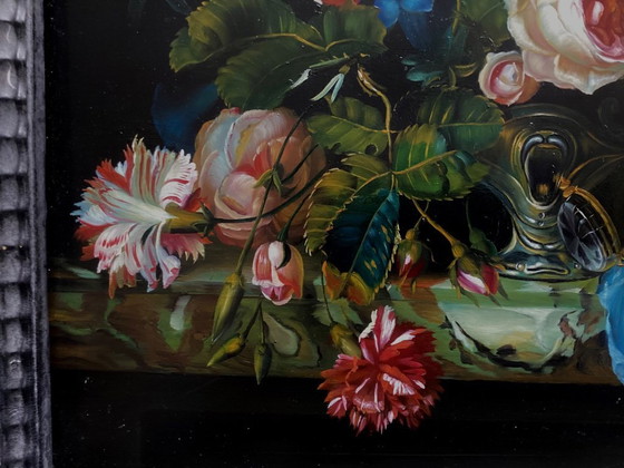 Image 1 of Pintura de bodegón de flores