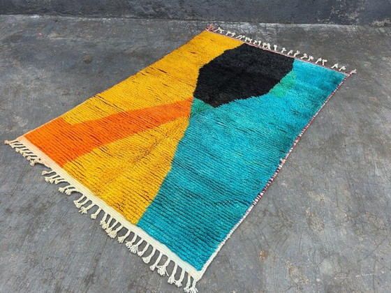 Image 1 of Traditional Berber rug with colorful patterns, size 2/3 m