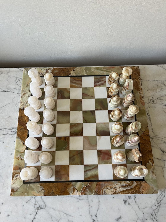 Image 1 of Grande scacchiera vintage in onice