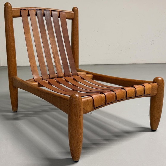 Image 1 of Brutalistische loungestoel jaren 60