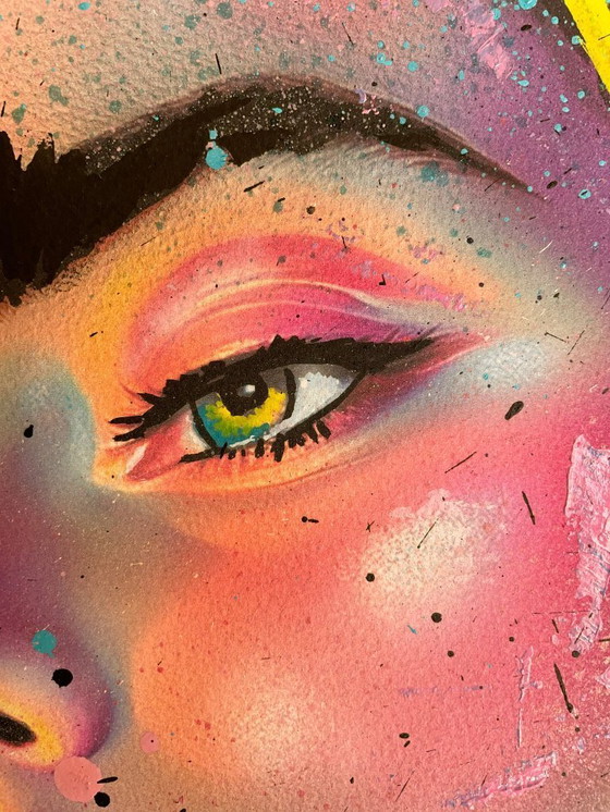 Image 1 of NO1R - Déjalo brillar - Cuadro del artista