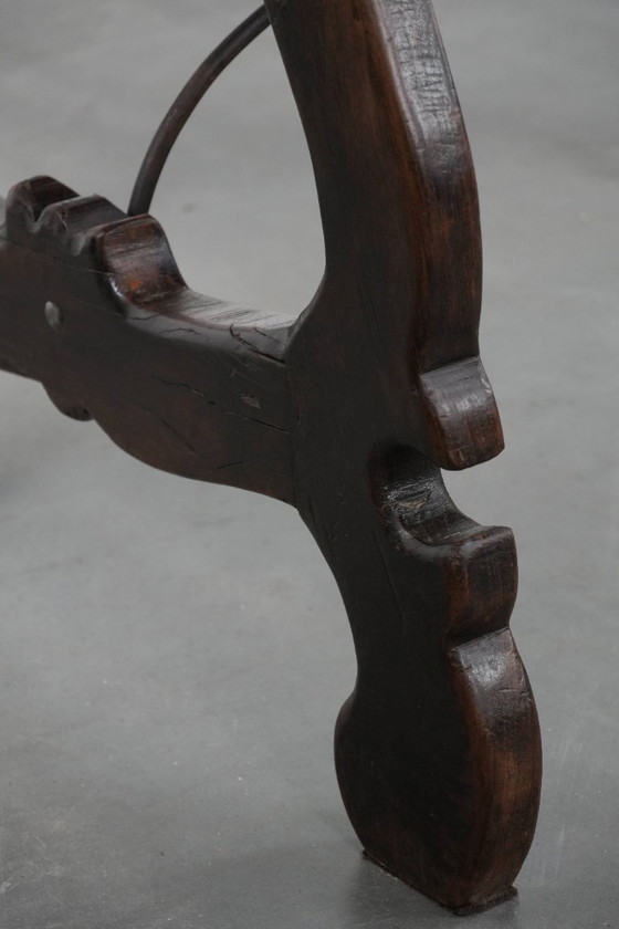 Image 1 of Mesa auxiliar/mesa de comedor española antigua de principios del siglo XVIII