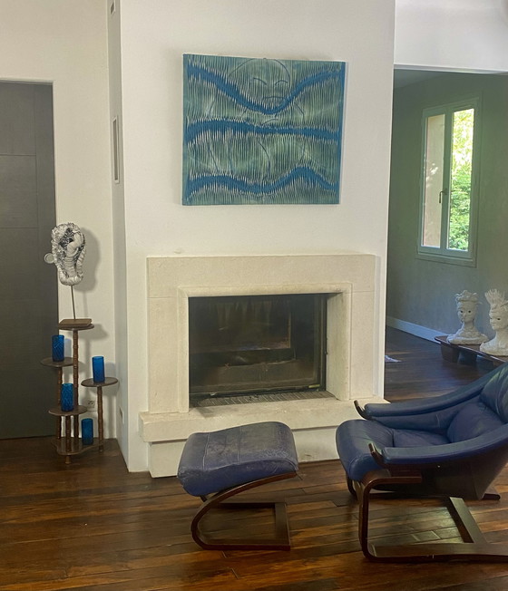 Image 1 of Tableau sculpture art textiles Réf : cocooning