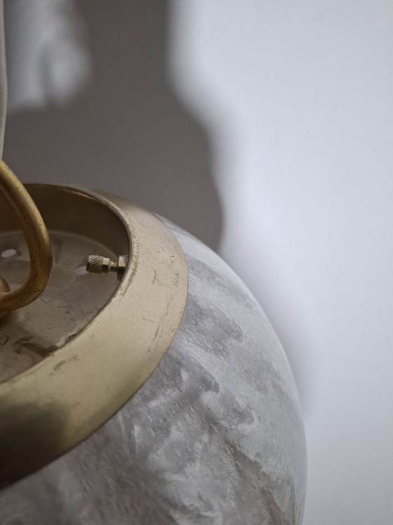 Lampadario anni sfera anni 70s – Lampade a sospensione, Vetro, Metallo (photo 9 of 10)
