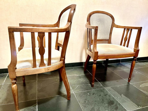 2x Fauteuils van Atelier De Coene