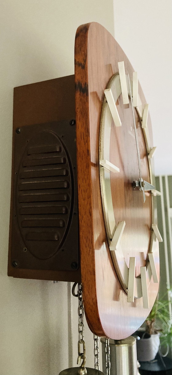 Image 1 of 60S-70S Vintage Junghans Wall Clock