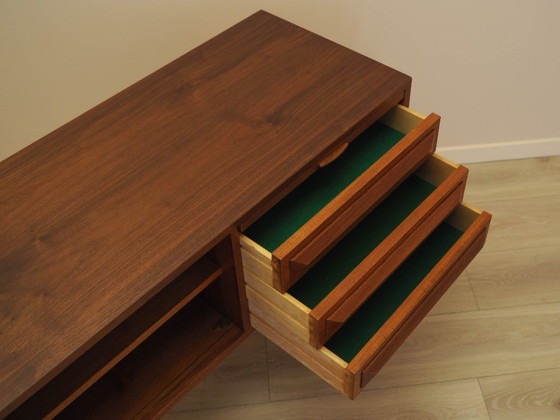 Credenza danese in teak con ripiani estraibili e cassetti, anni '70 – Credenze, Wood (photo 17 of 18)