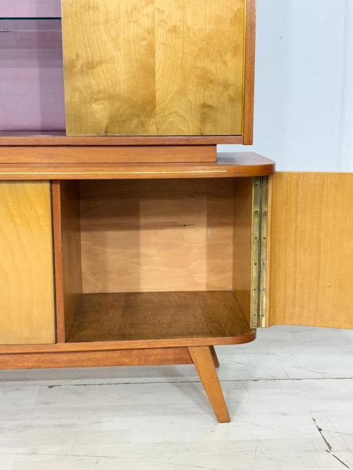 Beautiful vintage highboard / bar cabinet / sideboard / china cabinet