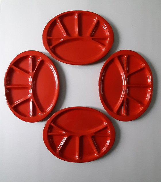 Image 1 of 4 keramiek borden Jasba Germany '60