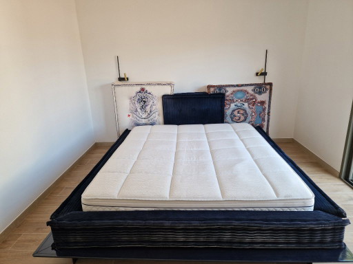 Lit Roche Bobois Mah Jong 180x200 + 2 chevets