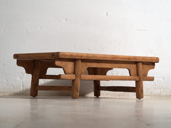 Tavolino basso antico in legno di pino – Cina, c. 1930 – Tavolini da caffè (photo 26 of 40)