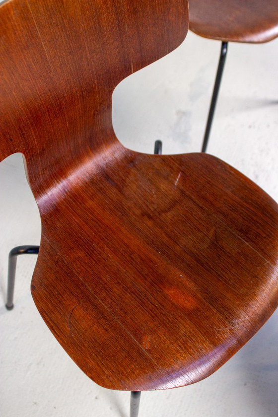 Image 1 of 4 x Arne Jacobsen Fritz Hansen 3103 Hammer Chair, jaren 60 vintage