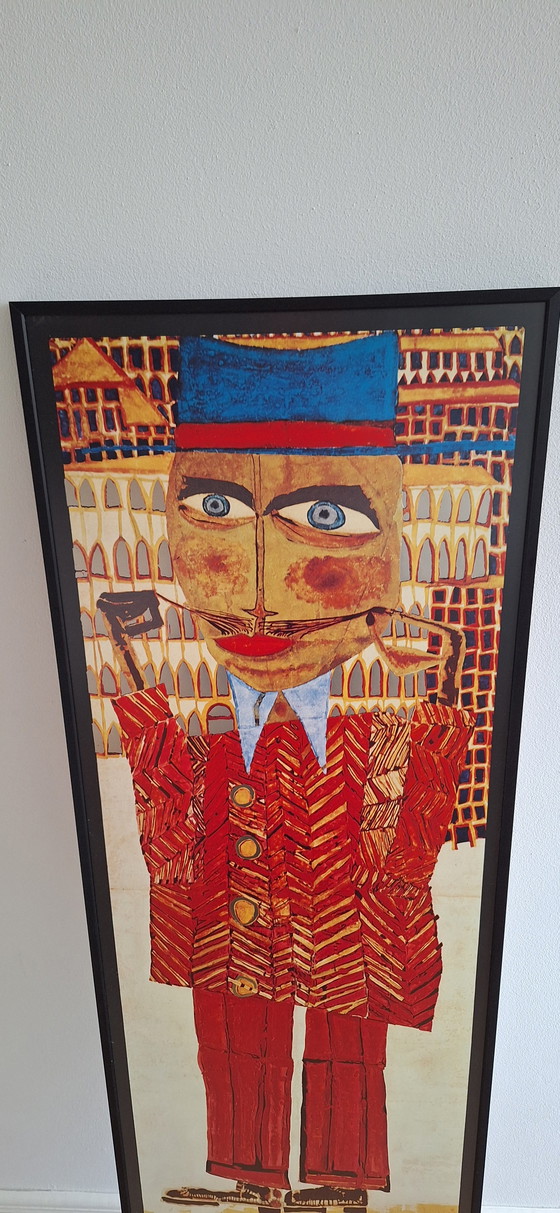 Image 1 of Affiche ancienne de l'exposition Hundertwasser